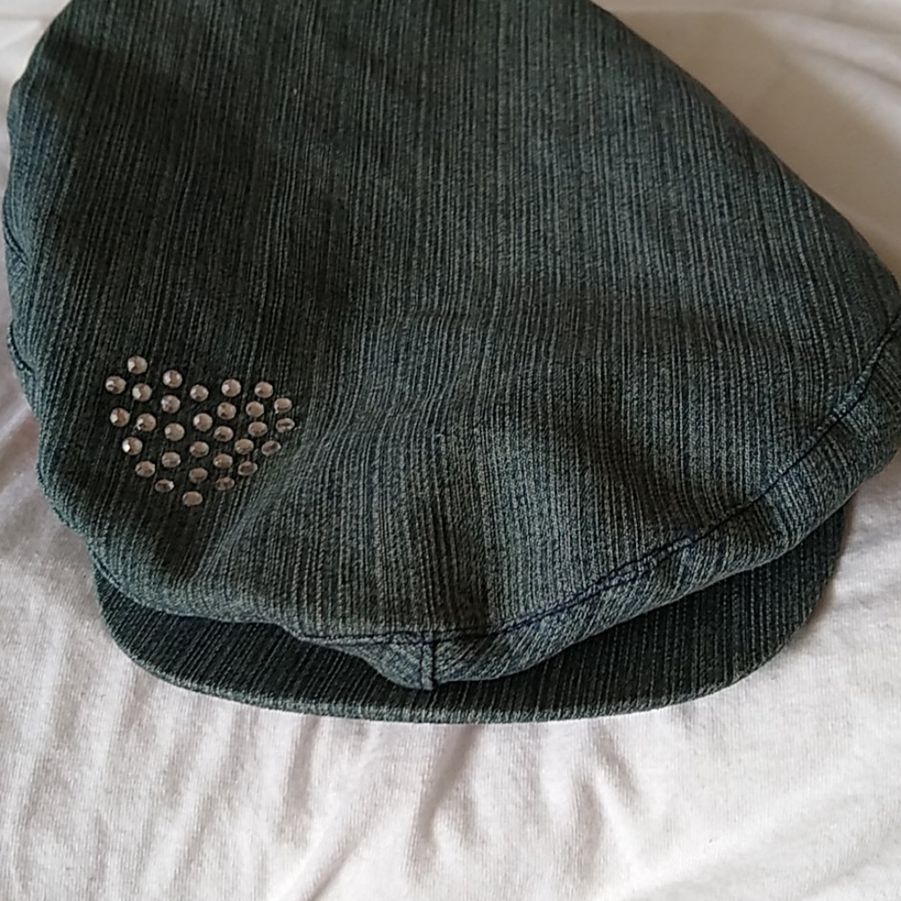 Women's button down flat cap - Picture 4 of 5